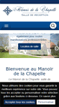 Mobile Screenshot of manoirdelachapelle.com